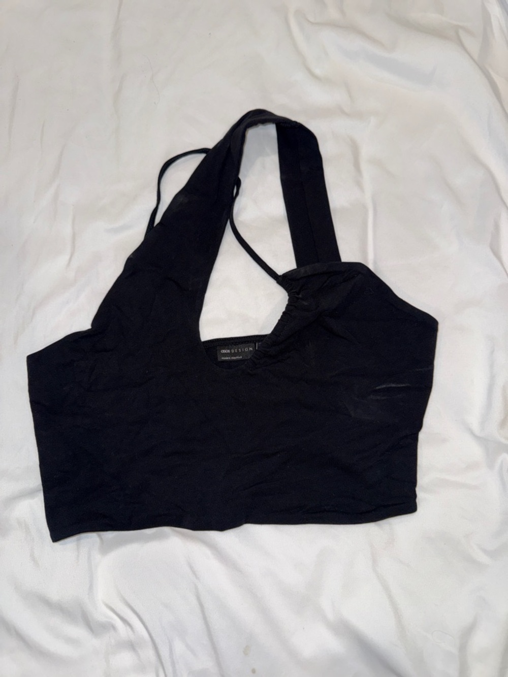 Black Asymmetric Strappy